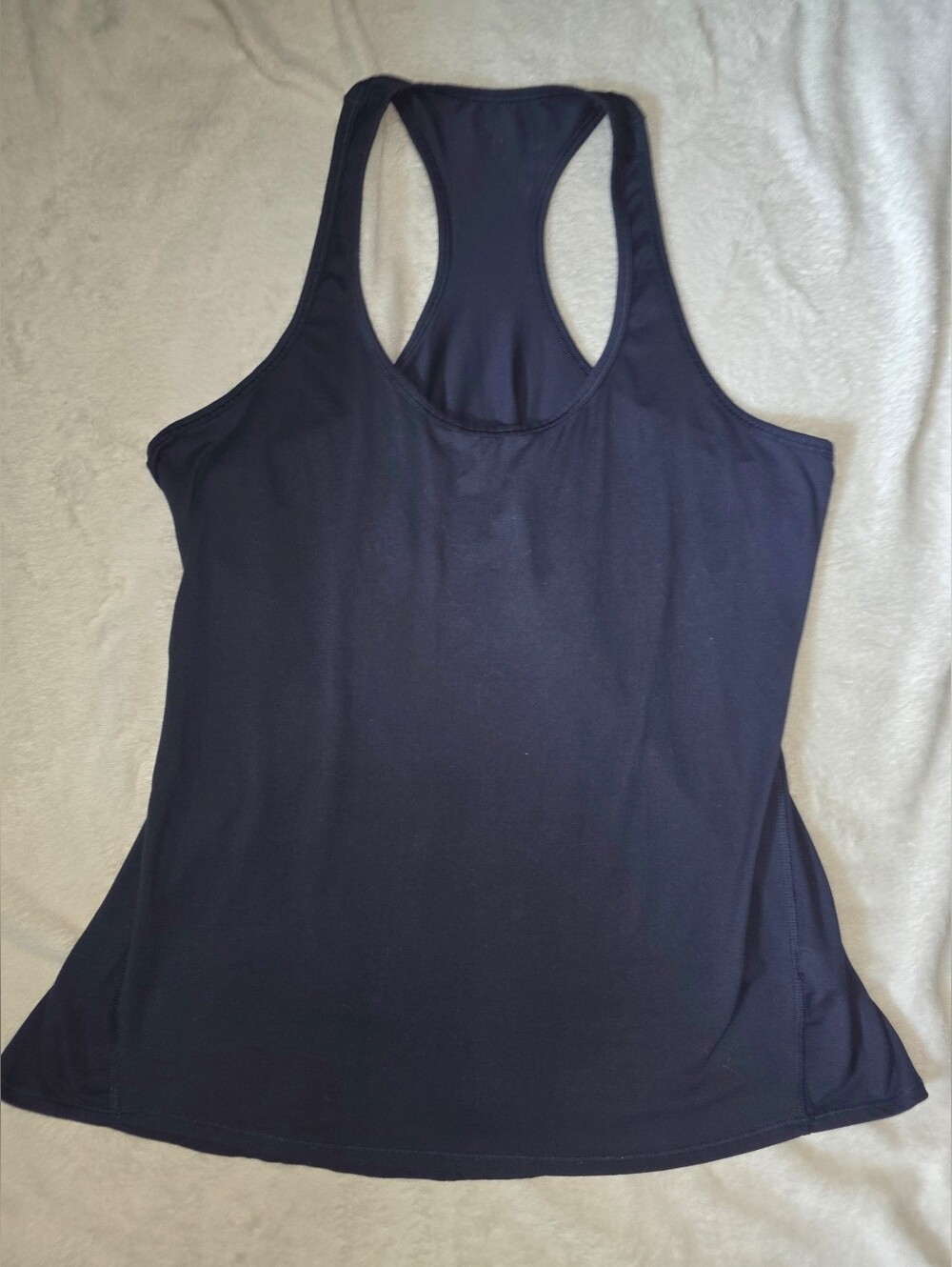 Athleta Womens Navy Blue Work Out Tank Top Size Large